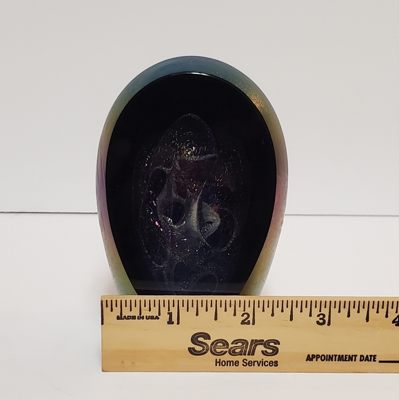 Robert Stephan Iridescent Paperweight - Picture 12 of 12